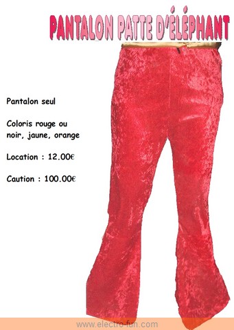 PANTALON PATTE D’ÉLÉPHANT