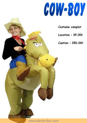 COW-BOY GONFLABE