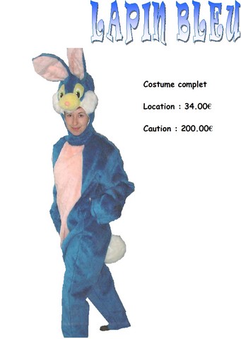 LAPIN BLEU